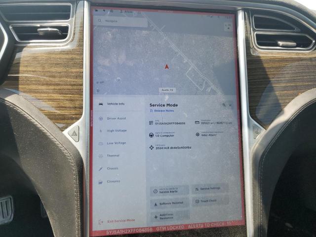 Photo 9 from auction – 2015 TESLA MODEL S 85 with VIN 5YJSA1H2XFF084856
