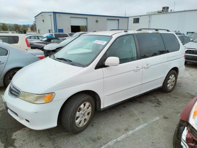 HONDA ODYSSEY EX 2002 with VIN 5FNRL18662B030458 - Photo from auction
