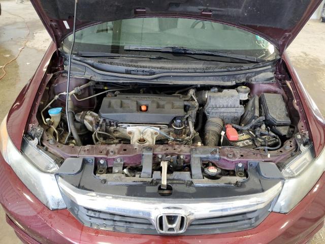 Photo 11 from auction – 2012 HONDA CIVIC EX with VIN 2HGFB2F85CH537901