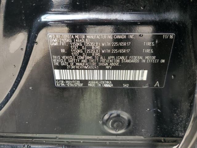 Photo 14 from auction – 2017 TOYOTA RAV4 XLE with VIN 2T3RFREV7HW569241