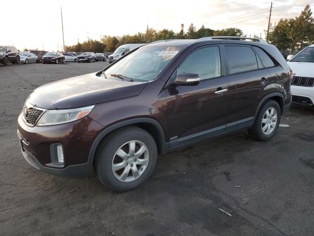 KIA SORENTO LX 2014 with VIN 5XYKTCA69EG448484 - Photo from auction