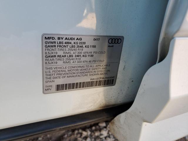 Photo 14 from auction – 2018 AUDI Q3 PREMIUM with VIN WA1JCCFS6JR003045