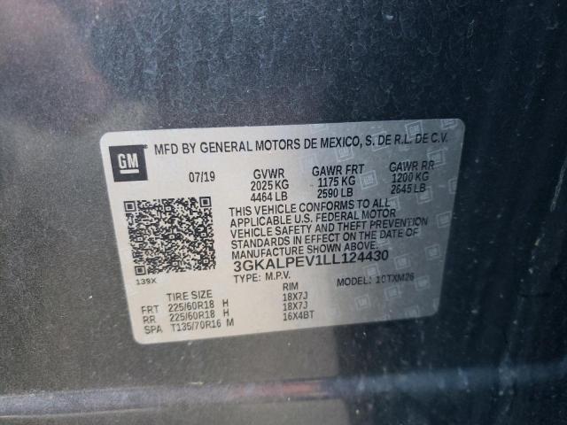 Photo 14 from auction – 2020 GMC TERRAIN SL with VIN 3GKALPEV1LL124430