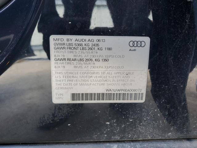 Photo 14 from auction – 2014 AUDI Q5 PREMIUM with VIN WA1LFAFP6EA008072
