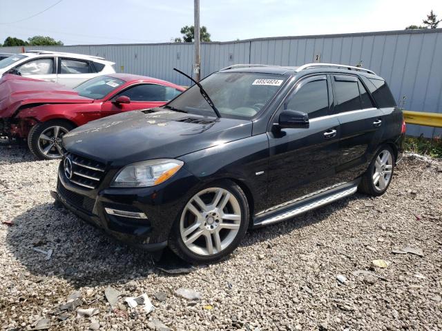 MERCEDES-BENZ ML 350 BLU 2012 with VIN 4JGDA2EB4CA052777 - Photo from auction