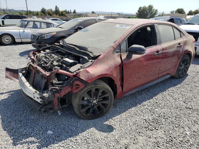 TOYOTA COROLLA SE 2022 with VIN 5YFS4MCE5NP137962 - Photo from auction