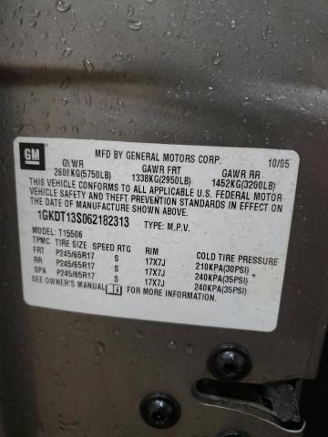 Photo 14 from auction – 2006 GMC ENVOY with VIN 1GKDT13S062182313