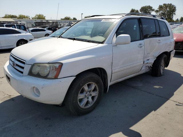TOYOTA HIGHLANDER 2001 with VIN JTEHF21AX10034190 - Photo from auction