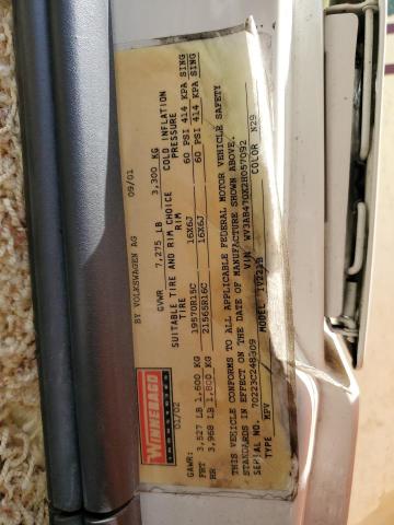 Photo 10 from auction – 2002 WINNEBAGO SUNSTAR with VIN WV3AB470X2H057092