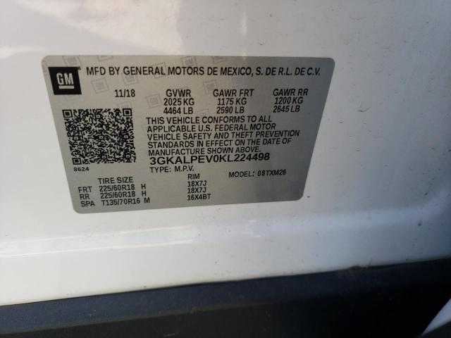 Photo 14 from auction – 2019 GMC TERRAIN SL with VIN 3GKALPEV0KL224498