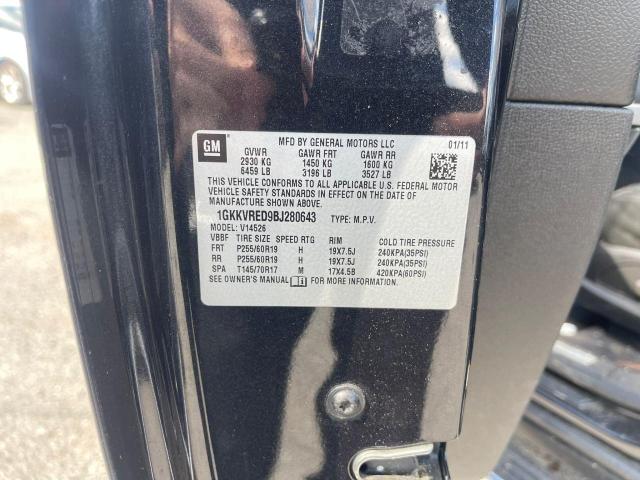 Foto 10 de la subasta – 2011 GMC ACADIA SLT con VIN 1GKKVRED9BJ280643