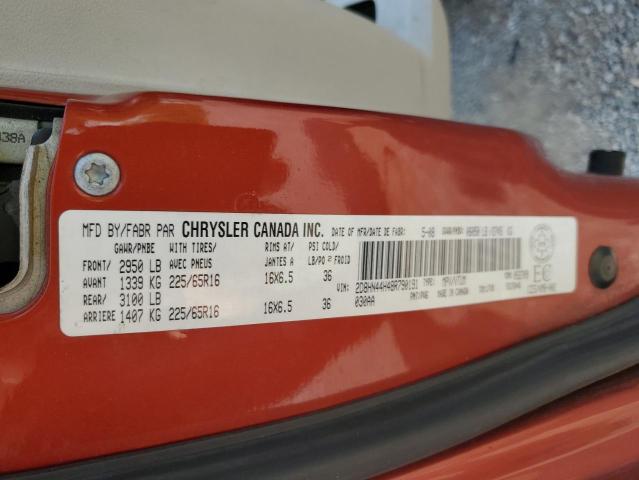 Photo 14 from auction – 2008 DODGE GRAND CARA with VIN 2D8HN44H48R790191