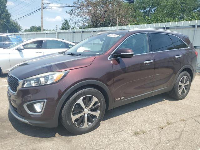 KIA SORENTO EX 2016 with VIN 5XYPHDA56GG066422 - Photo from auction