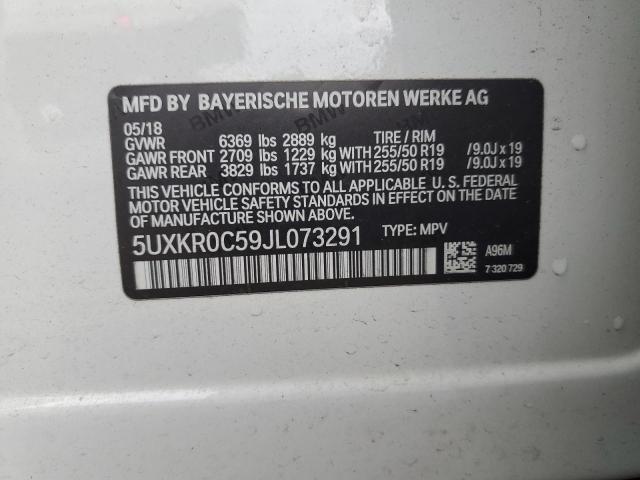 Photo 14 from auction – 2018 BMW X5 XDRIVE3 with VIN 5UXKR0C59JL073291