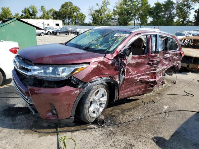 TOYOTA HIGHLANDER 2017 with VIN 5TDDZRFH6HS481700 - Photo from auction