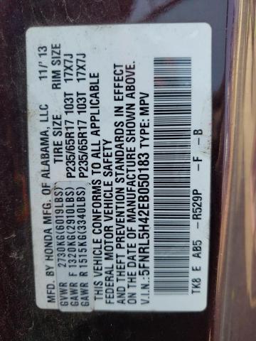 Photo 14 from auction – 2014 HONDA ODYSSEY EX with VIN 5FNRL5H42EB050183