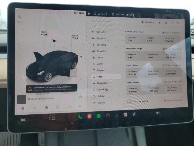 Photo 9 from auction – 2022 TESLA MODEL 3 with VIN 5YJ3E1EA1NF190518