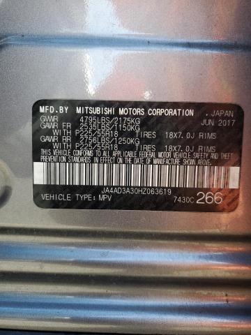 Photo 14 from auction – 2017 MITSUBISHI OUTLANDER with VIN JA4AD3A30HZ063619
