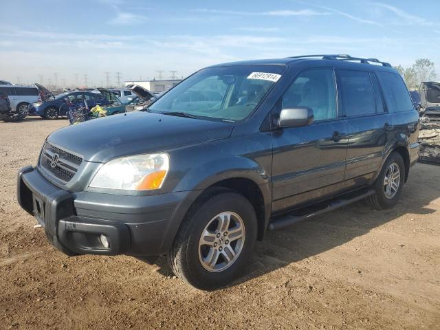 HONDA PILOT EX 2005 with VIN 5FNYF18415B021205 - Photo from auction