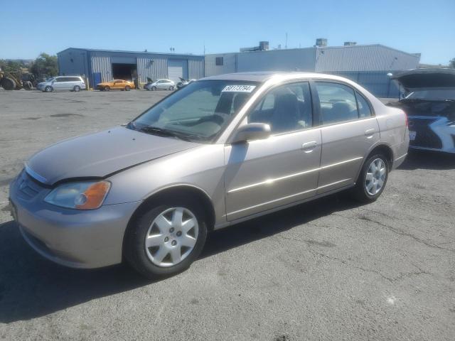 HONDA CIVIC 2002 with VIN 2HGES26722H589021 - Photo from auction