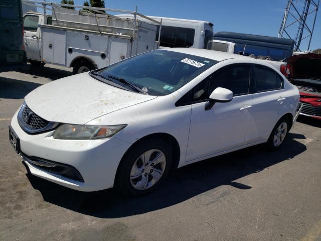 Photo 1 from auction – 2013 HONDA CIVIC LX with VIN 19XFB2F51DE216245