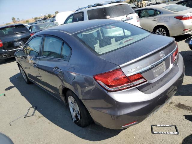 Photo 2 from auction – 2014 HONDA CIVIC LX with VIN 19XFB2F55EE269581