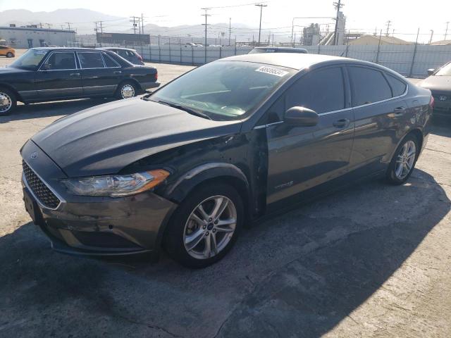FORD FUSION SE 2018 with VIN 3FA6P0LU4JR133355 - Photo from auction