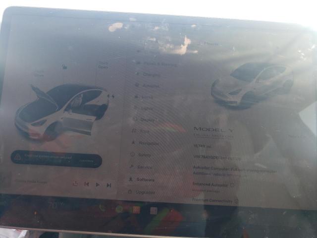 Photo 9 from auction – 2022 TESLA MODEL Y with VIN 7SAYGDEF8NF495109