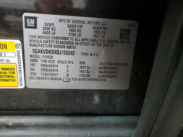 Photo 14 from auction – 2013 BUICK ENCLAVE with VIN 5GAKVDKD4DJ109242