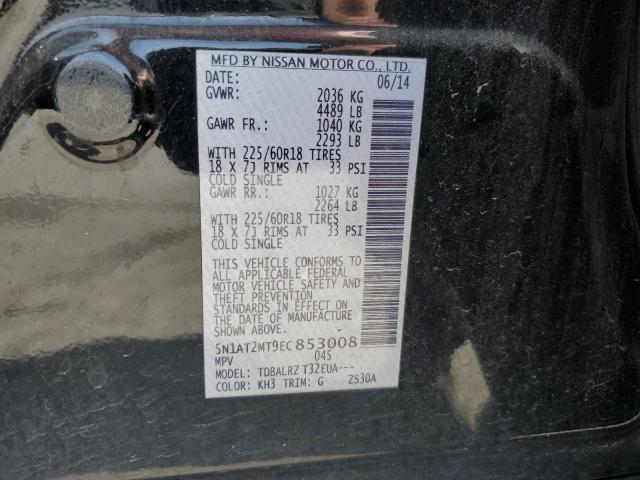 Photo 14 from auction – 2014 NISSAN ROGUE S with VIN 5N1AT2MT9EC853008