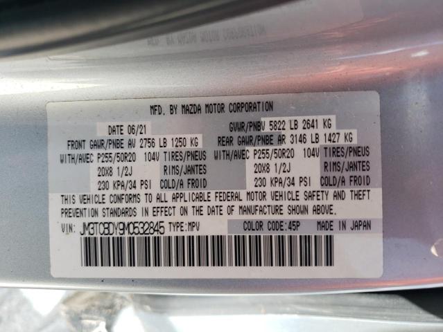 Photo 14 from auction – 2021 MAZDA CX-9 GRAND with VIN JM3TCBDY9M0532845