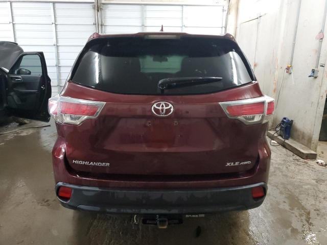 Photo 6 from auction – 2016 TOYOTA HIGHLANDER with VIN 5TDJKRFH9GS227081