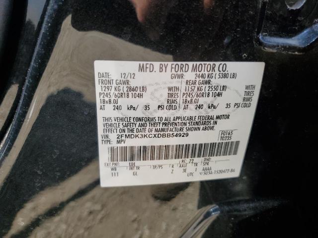 Photo 14 from auction – 2013 FORD EDGE LIMIT with VIN 2FMDK3KCXDBB54929