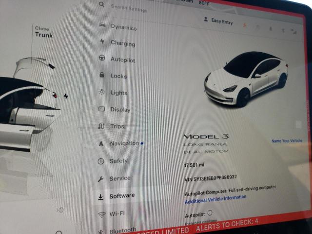 Photo 9 from auction – 2023 TESLA MODEL 3 with VIN 5YJ3E1EB9PF686937