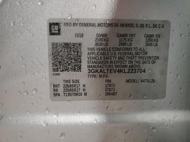Photo 14 from auction – 2019 GMC TERRAIN SL with VIN 3GKALTEV4KL223704