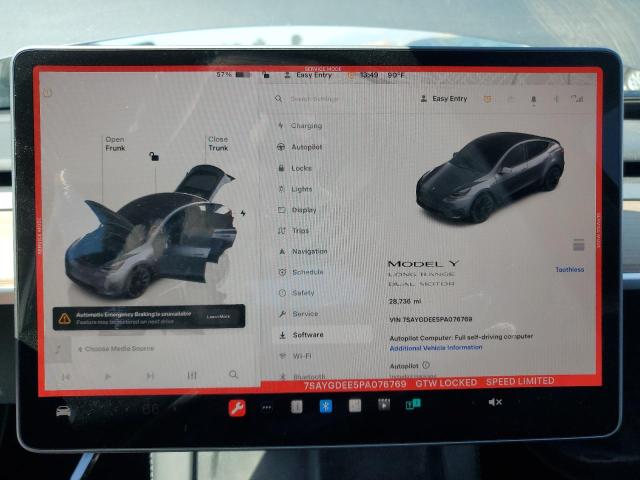 صورة رقم 9 من المزاد - 2023 TESLA MODEL Y مع VIN 7SAYGDEE5PA076769