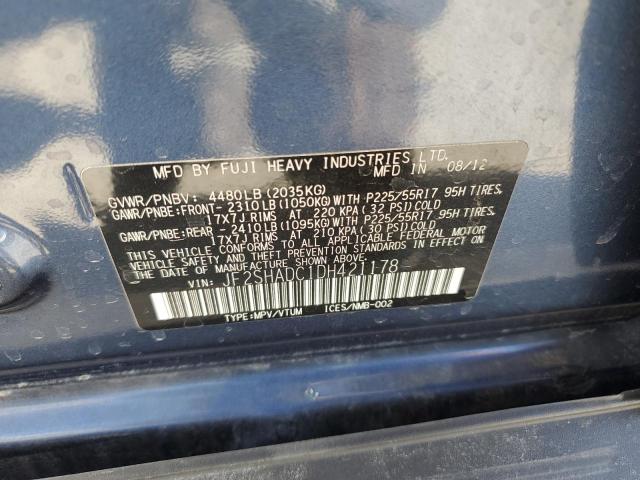 Photo 14 from auction – 2013 SUBARU FORESTER 2 with VIN JF2SHADC1DH421178