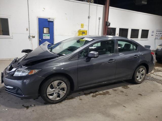 HONDA CIVIC LX 2013 with VIN 19XFB2F53DE035888 - Photo from auction