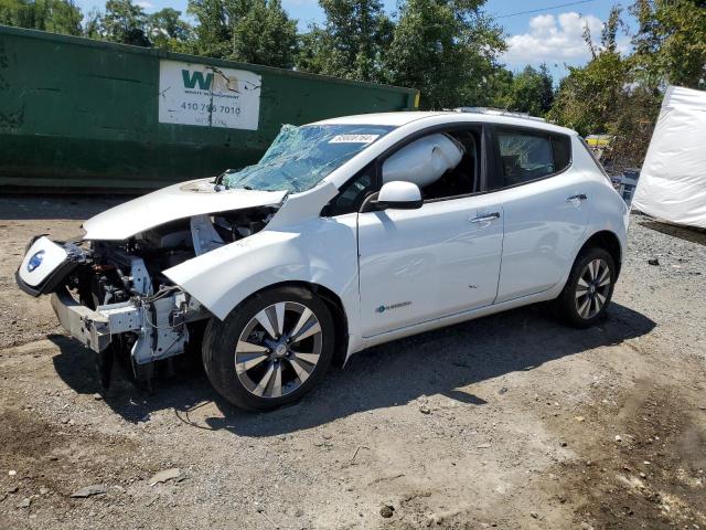 NISSAN LEAF S 2015 with VIN 1N4AZ0CP6FC323520 - Photo from auction