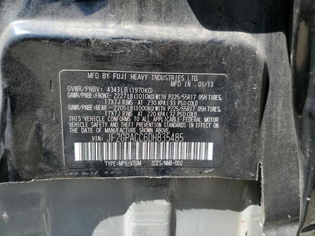 Photo 14 from auction – 2013 SUBARU XV CROSSTR with VIN JF2GPACC6DH835485