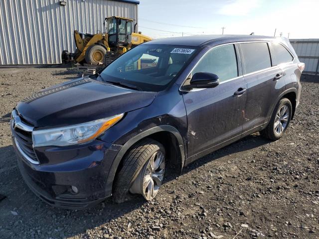 TOYOTA HIGHLANDER 2016 with VIN 5TDBKRFH1GS229573 - Photo from auction