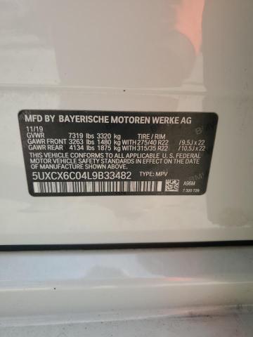 Photo 14 from auction – 2020 BMW X7 M50I with VIN 5UXCX6C04L9B33482