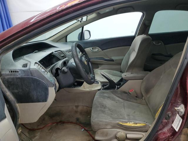 Photo 7 from auction – 2012 HONDA CIVIC LX with VIN 2HGFB2F52CH503193