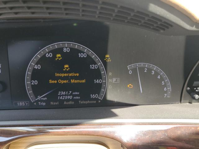 Photo 9 from auction – 2013 MERCEDES-BENZ S 550 with VIN WDDNG7DB8DA522256
