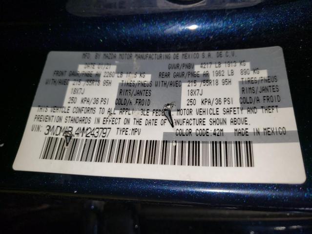 Photo 14 from auction – 2021 MAZDA CX-30 SELE with VIN 3MVDMABL4MM243797