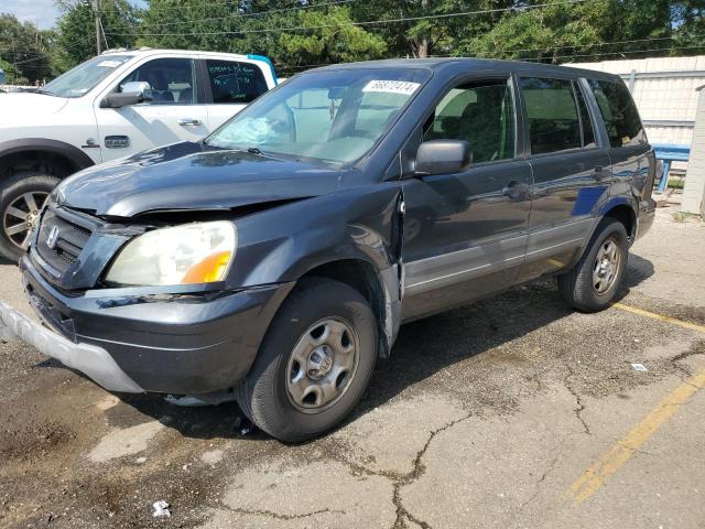 HONDA PILOT LX 2004 with VIN 2HKYF18124H613363 - Photo from auction