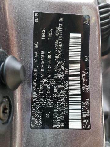 Photo 14 from auction – 2019 TOYOTA HIGHLANDER with VIN 5TDBZRFH7KS736465