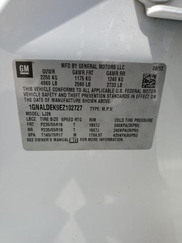 Photo 14 from auction – 2014 CHEVROLET EQUINOX LT with VIN 1GNALDEK9EZ102727