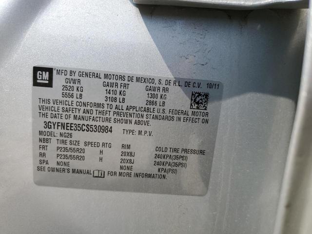 Photo 14 from auction – 2012 CADILLAC SRX PERFOR with VIN 3GYFNEE35CS530984
