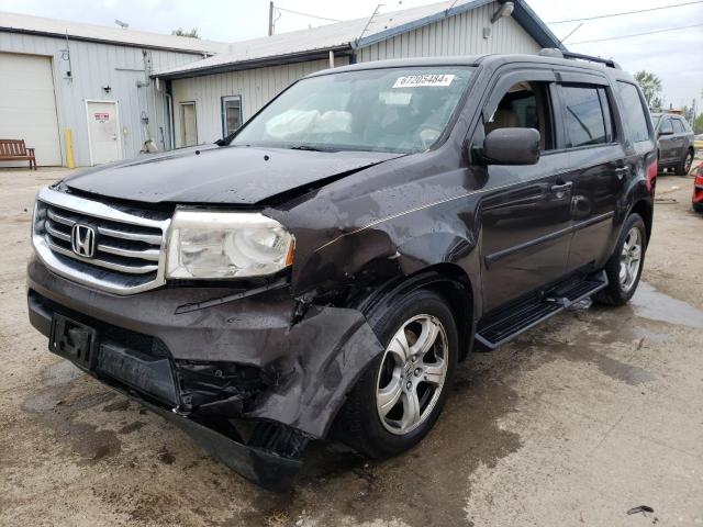 HONDA PILOT EXL 2015 with VIN 5FNYF4H52FB002075 - Photo from auction